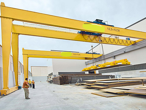 8 ton semi gantry crane for sale 