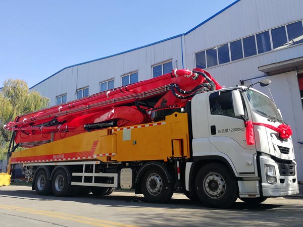 58m concrete boom pump