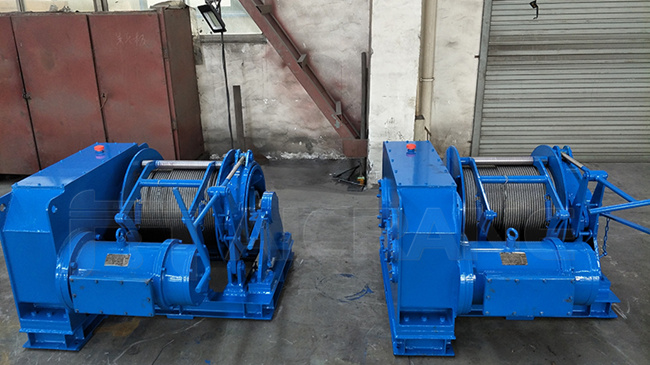 electric ship winch