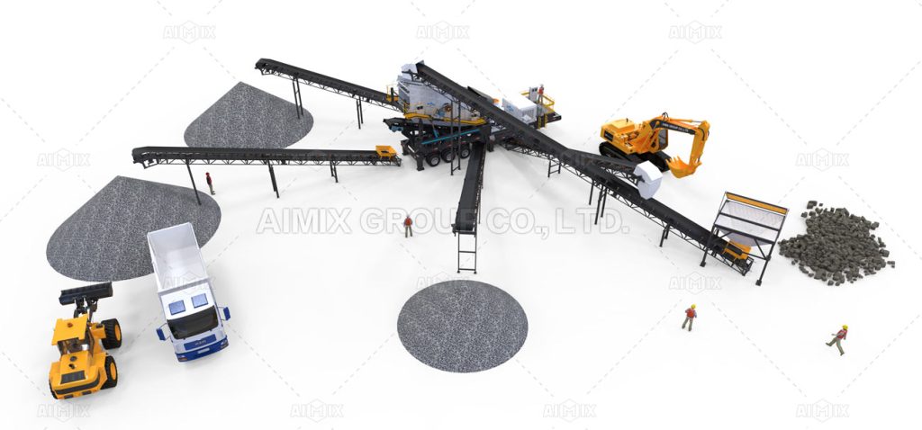 Mobile Aggregate Crushing Plant