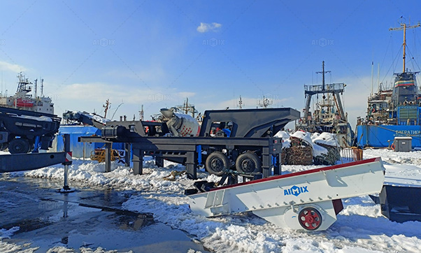 mobile crushing plant