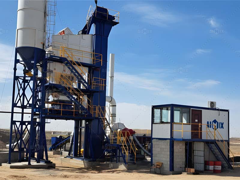 asphalt batch plant installation